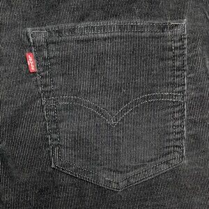 Levi's 512 Black Corduroy Skinny’s
